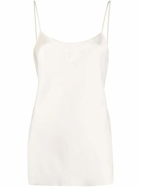 Victoria Beckham V-back slip top - Neutrals - zdjęcie produktu nr 1