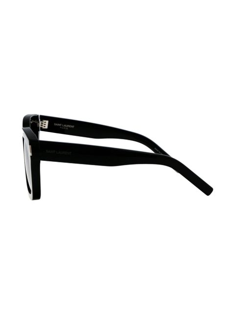 Saint Laurent Eyewear Monceau oversize-frame sunglasses - Black