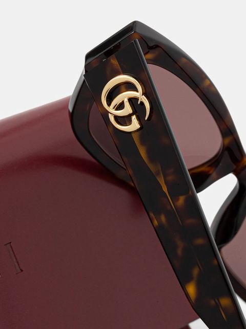 Gucci okulary przeciwsłoneczne damskie kolor brązowy GG1954SA - zdjęcie produktu nr 2