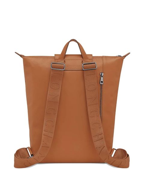 Longchamp Le Pliage Xtra M flap-detail backpack - Orange
