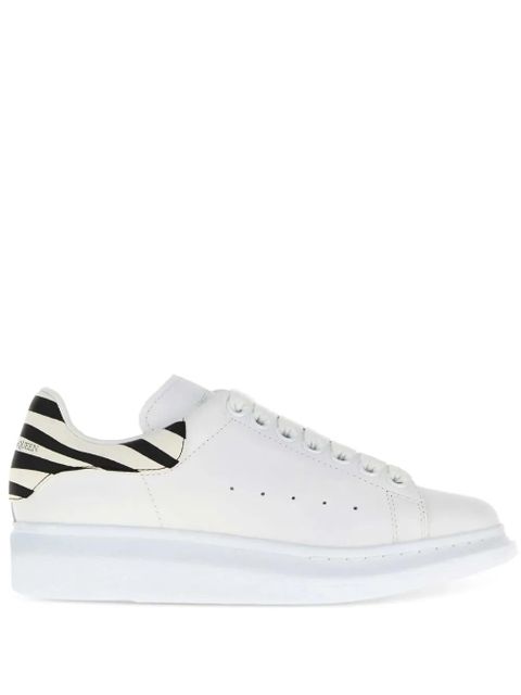 Alexander McQueen Oversized leather sneakers - White - zdjęcie produktu nr 1