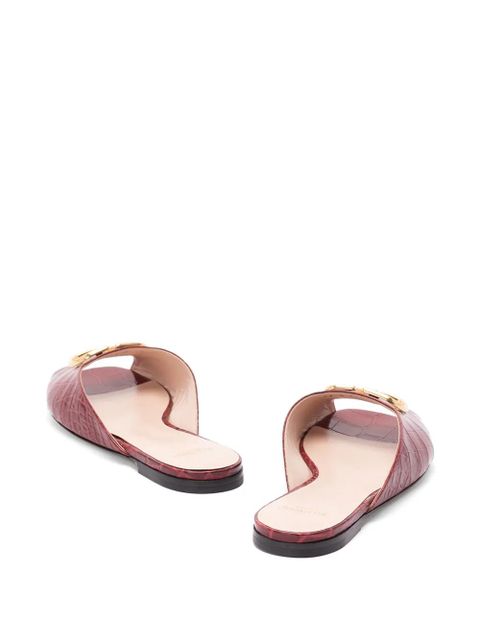 Valentino Garavani Vlogo signature flat sandals - Red