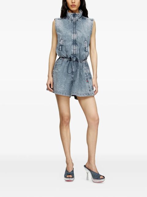 Diesel J-Annet denim sleeveless jumpsuit - Blue - zdjęcie produktu nr 2
