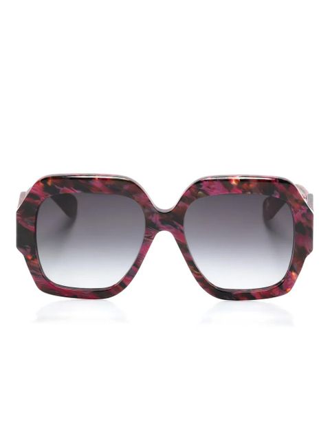 Chloé Eyewear Gayia oversize-frame sunglasses - Pink - zdjęcie produktu nr 1
