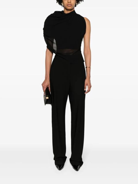 Jacquemus Le Haut Pablo chiffon blouse - Black - zdjęcie produktu nr 2