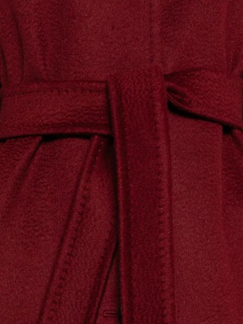 Max Mara Filato belted coat - Red