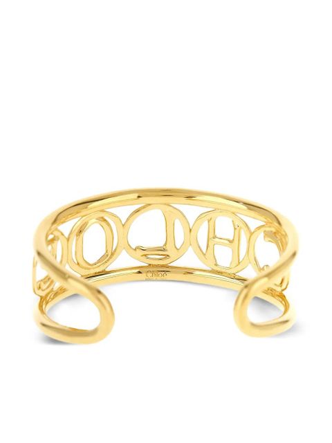 Chloé Script gold-tone bangle