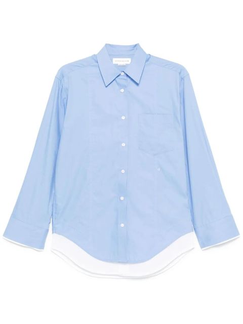 Victoria Beckham double-layer shirt - Blue - zdjęcie produktu nr 1