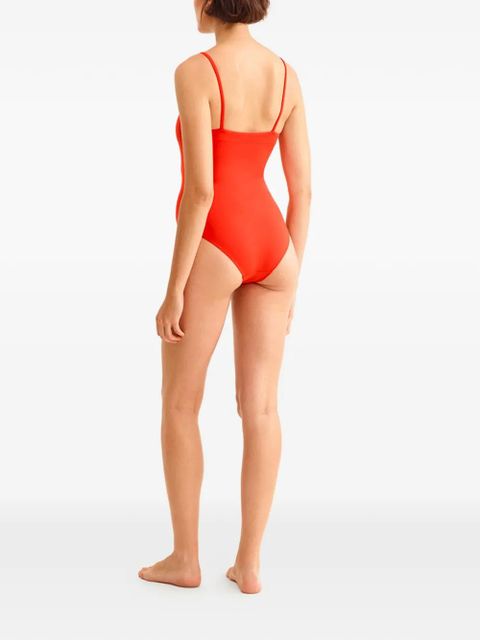 ERES square neck swimsuit - Orange