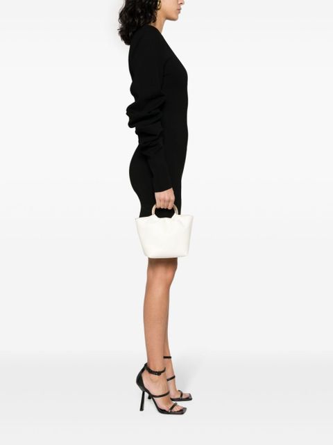 Valentino Garavani VLogo leather tote bag - White - zdjęcie produktu nr 2