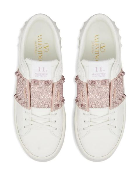 Valentino Garavani Rockstud Untitled flatform sneakers - White