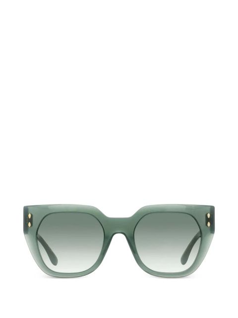 Isabel Marant Eyewear 158/S round-square sunglasses - Green - zdjęcie produktu nr 1