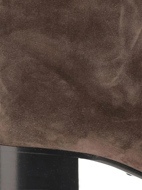 KHAITE suede ankle boots - Brown - zdjęcie produktu nr 2