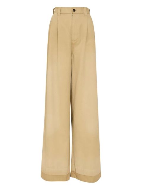 Maison Margiela wide-leg tailored trousers - Neutrals - zdjęcie produktu nr 1