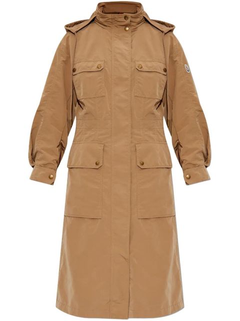 Moncler Nantes parka coat - Brown - zdjęcie produktu nr 1