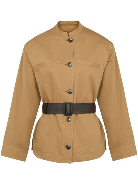 Yves Salomon belted jacket - Brown - zdjęcie produktu nr 1