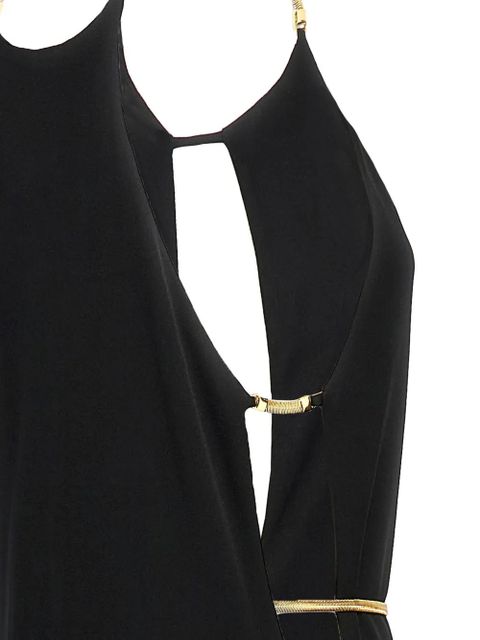 TOM FORD herringbone-chain gown - Black