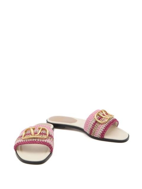 Valentino Garavani VLogo Signature slides - Pink