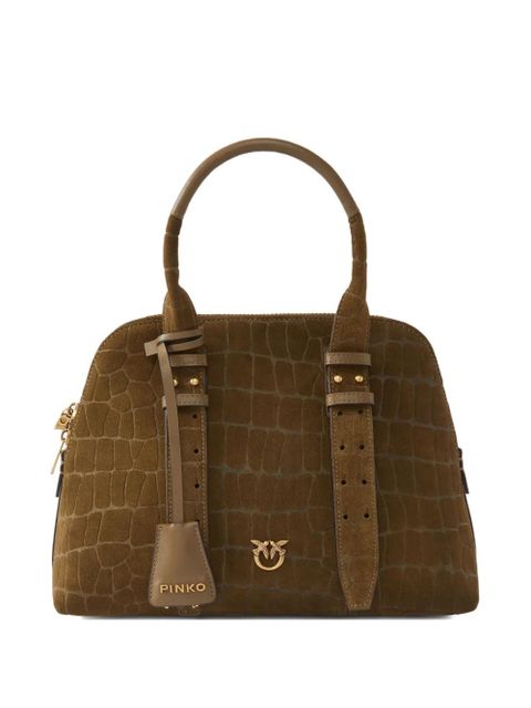 PINKO crocodile-effect shoulder bag - Green - zdjęcie produktu nr 1