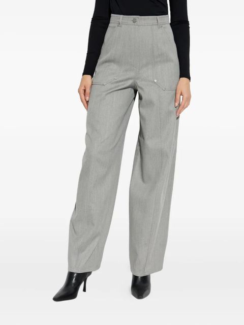 Max Mara Abetaia seam-detail trousers - Grey - zdjęcie produktu nr 2