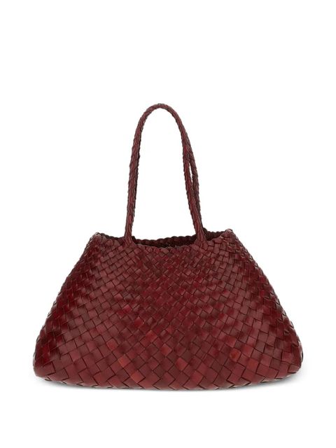 DRAGON DIFFUSION Santa Croce leather tote bag - Red - zdjęcie produktu nr 1