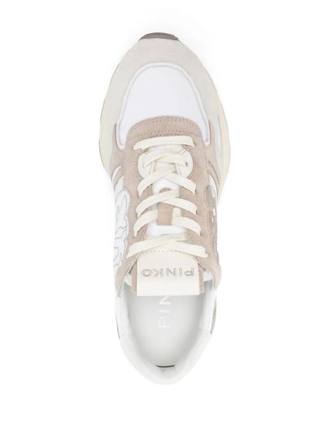 PINKO Love Birds-patch sneakers - Neutrals