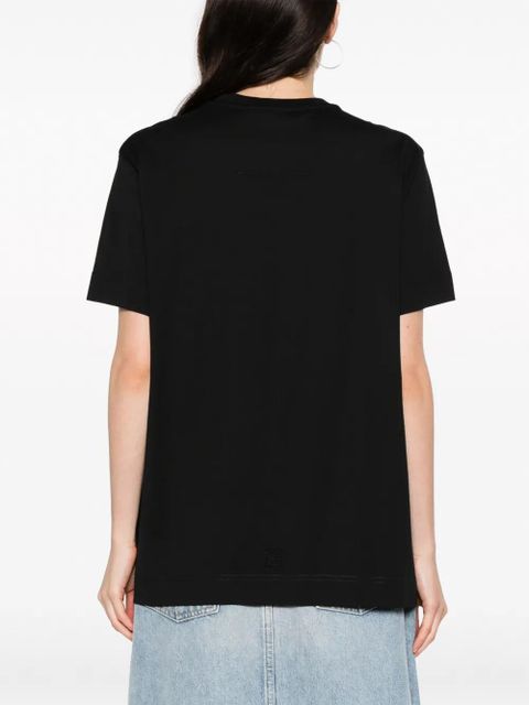 Givenchy rhinestone-embellishment cotton T-shirt - Black