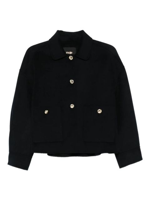 Maje single-breasted jacket - Blue - zdjęcie produktu nr 1