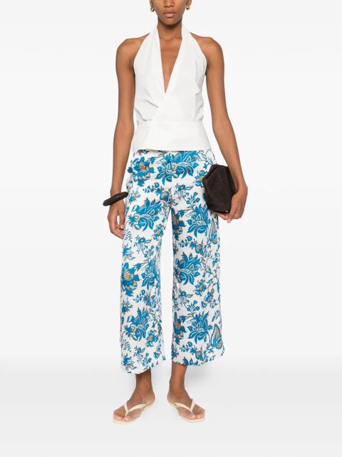 ETRO floral trousers - White - zdjęcie produktu nr 2