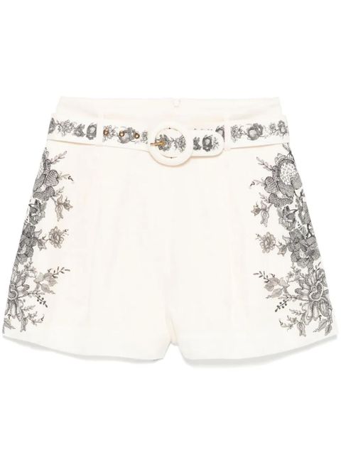 ZIMMERMANN belted shorts - Neutrals - zdjęcie produktu nr 1