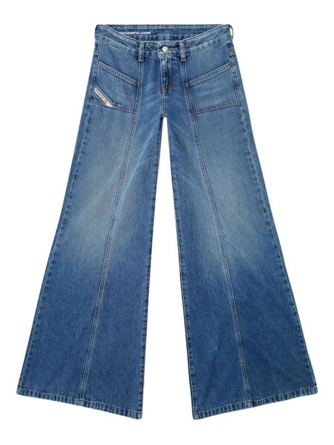 Diesel D-Akii wide-leg denim jeans - Blue - zdjęcie produktu nr 1