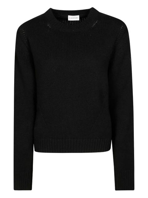 Moncler crew-neck sweater - Black - zdjęcie produktu nr 1