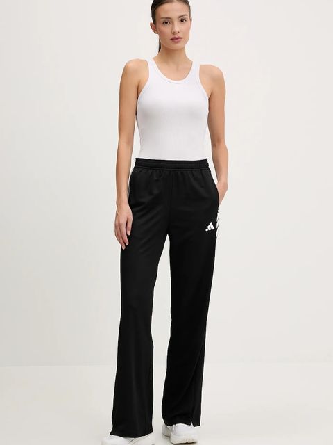 adidas spodnie dresowe Tiro damskie kolor czarny z nadrukiem JG4103