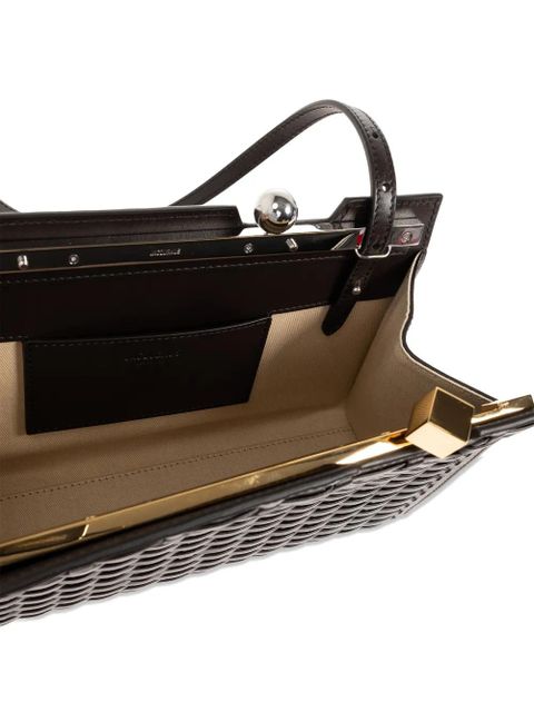 Jacquemus Salon woven leather tote bag - Brown