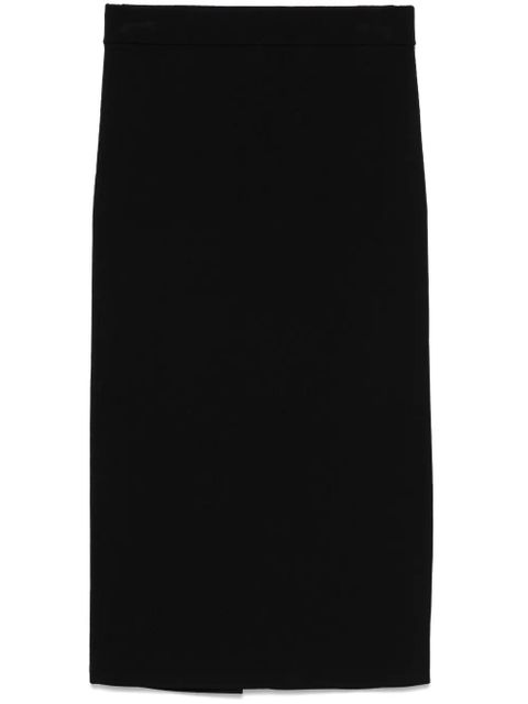 Max Mara ribbed midi skirt - Black - zdjęcie produktu nr 1