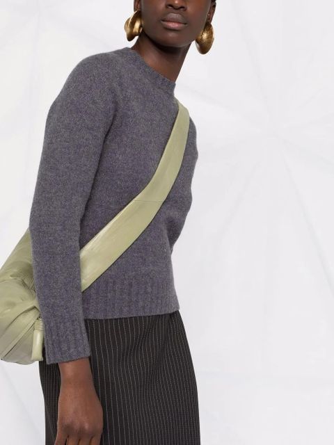 Jil Sander knitted long-sleeve wool jumper - Grey
