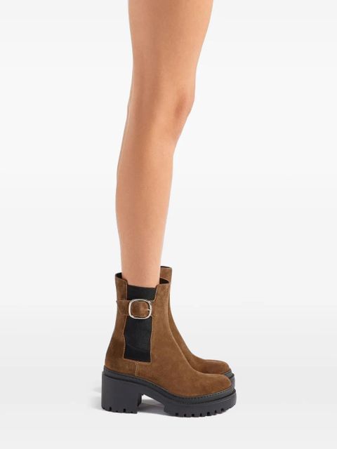 Giuseppe Zanotti Mairi buckle boots - Brown