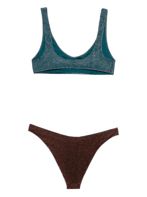 Oséree shimmer two-piece swimwear - Green - zdjęcie produktu nr 2