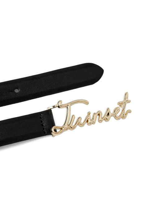 TWINSET logo belt - Black - zdjęcie produktu nr 2