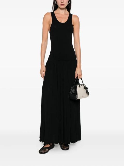 LouLou de Saison Jada racer-back gathered maxi dress - Black - zdjęcie produktu nr 2