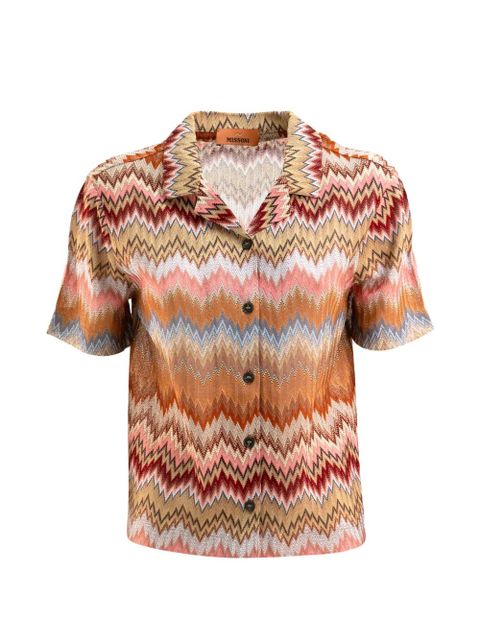 Missoni chevron-patternerd shirt - Orange - zdjęcie produktu nr 1