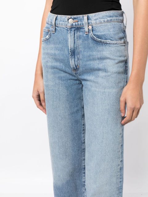 AGOLDE Harper mid-rise straight-leg jeans - Blue - zdjęcie produktu nr 2