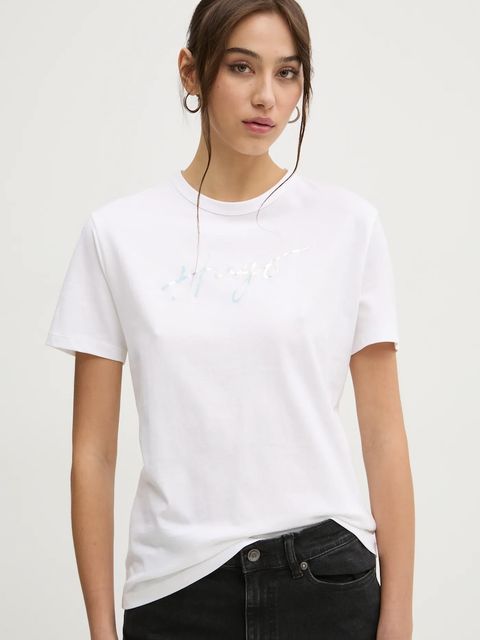 HUGO t-shirt bawełniany - zdjęcie produktu nr 1