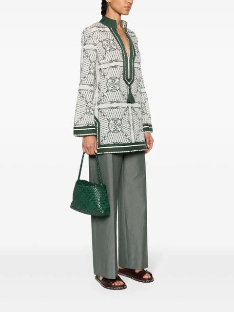 DRAGON DIFFUSION Rosanna leather shoulder bag - Green