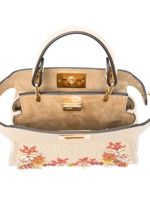 FENDI Peekaboo tote bag - Neutrals