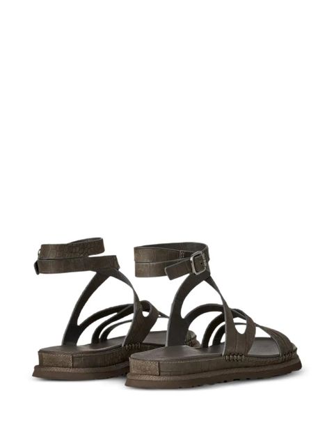 UGG GoldenGaze ankle-wrap sandals - Brown