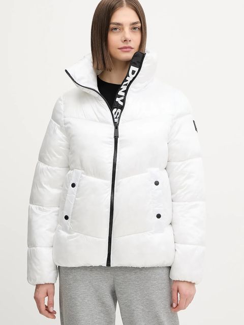 Dkny kurtka OTW - PUFFERS kolor biały zimowa DP5J9623 - zdjęcie produktu nr 1