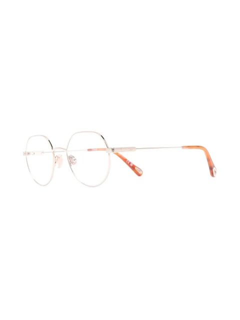 Chloé Eyewear round-frame optical glasses - Gold - zdjęcie produktu nr 2