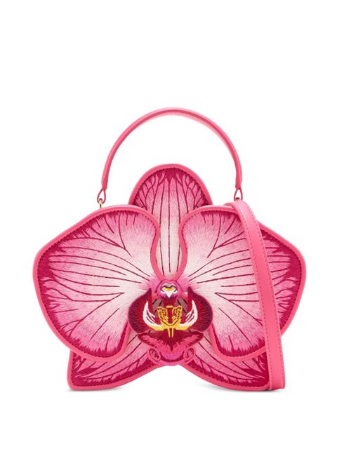 JW Pei Flora orchid-embroidered tote bag - Pink - zdjęcie produktu nr 1