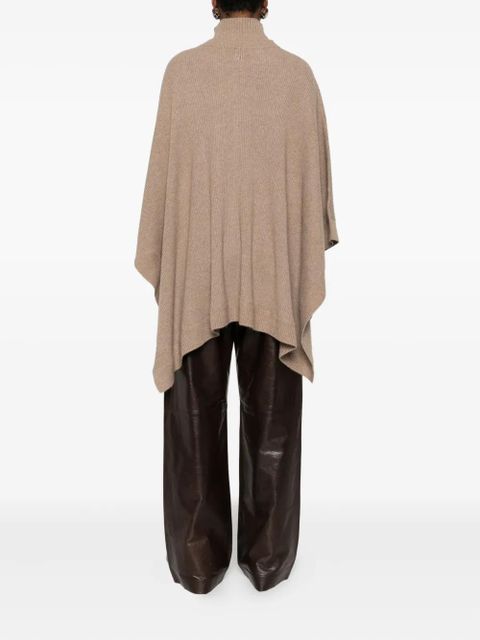 Max Mara funnel-neck poncho - Neutrals - zdjęcie produktu nr 2